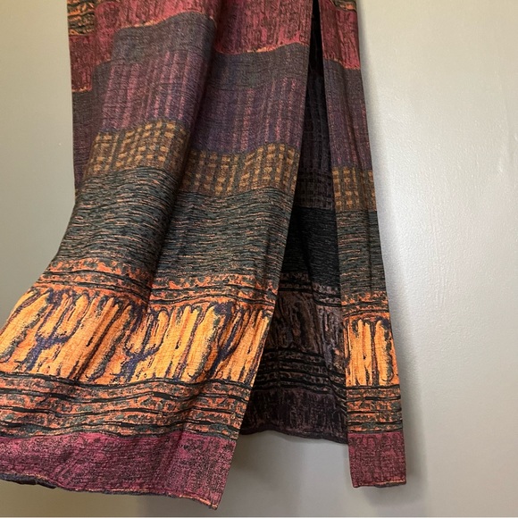 Vintage 90s sleeveless boho maxi dress size 8 - Picture 9 of 10